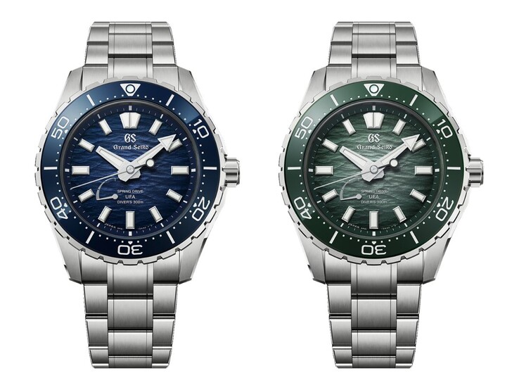 De Grand Seiko Ushio 300 Diver SLGB023 en SLGB025 horloges