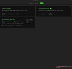 Razer Joro Synapse stroominstellingen