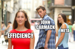 John Carmack heeft Meta verlaten wegens problemen met inefficiëntie. (Afbeelding: stock afbeelding met bewerkingen)