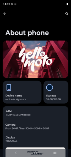 Motorola-handtekening