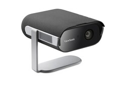 De Viewsonic M1 Max draagbare projector kan telefoons opladen en video's streamen van Google TV. (Afbeeldingsbron: Viewsonic)