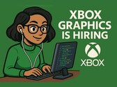 Xbox Graphics LinkedIn advertentiegrafiek met achterwaarts beeldscherm (Afbeelding bron: Mike Matsel LinkedIn account)