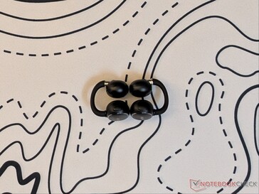 Bovenaanzicht van de Clip 2 oordopjes.