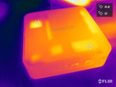 Warmteontwikkeling tijdens de stresstest