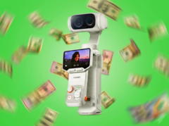 De witte Insta360 Luna Ultra.
