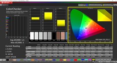 CalMAN ColorChecker gekalibreerd (doelkleurruimte: P3)
