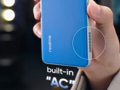 De &quot;ingebouwde AC&quot; smartphone. (Afbeeldingsbron: Realme)
