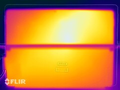 Belastingstest oppervlaktetemperaturen (achter)