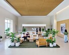 De lobby van het Advanced Manufacturing Center in Houston