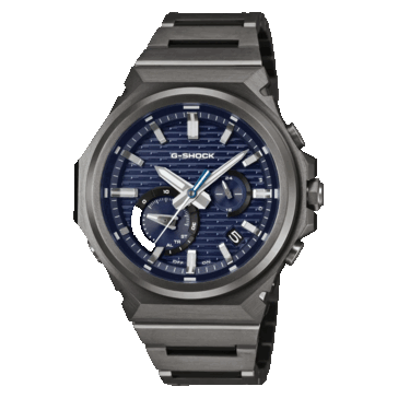 Het G-Shock GST-B1000BD-2A horloge heeft een blauwe wijzerplaat