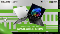 De Gigabyte Aero X16 biedt een batterijlevensduur tot 14 uur
