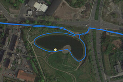 GPS test: Samsung Galaxy S10 – Cycling around a lake