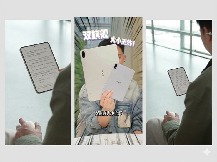 Het voor- en achterontwerp van de Oppo Pad Mini zijn uitgelekt.