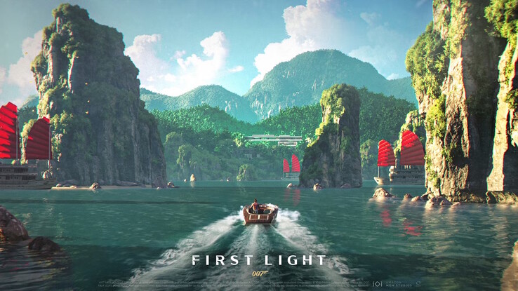 Landschappelijke locaties zijn een hoogtepunt van 007 First Light en elke Bond-film. (Afbeeldingsbron: IO Interactive)