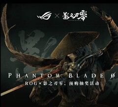 Een promotieafbeelding voor de samenwerking tussen Phantom Blade Zero en ROG