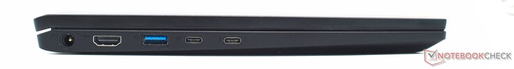 Holle aansluiting, HDMI, USB 3.2 Type-A, 2 x USB Type-C met PD en Thunderbolt 4