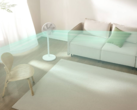 De nieuwe Xiaomi Mijia Smart Floor Fan kan worden gevoed door een powerbank. (Afbeeldingsbron: Xiaomi)
