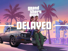 De nieuwe releasedatum van GTA 6, 19 november 2026, verschuift de lancering met ongeveer een half jaar. Afgebeeld - GTA 6 cover art met de tekst delayed eroverheen (bron: Rockstar Games - bewerkt)