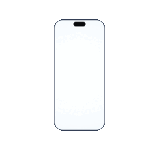Een simulatie van het scherm van de iPhone 18 Pro onder een kleine hoek, waarop de door Poorplayer gemeten kleurverschuiving te zien is.