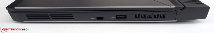 Rechts: USB 3.0 Type-C, USB 3.0 Type-A