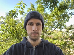 12-megapixel camerabeeld aan de voorkant