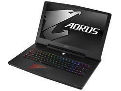 Aorus X7 v7. Testtoestel voorzien door Gigabyte.