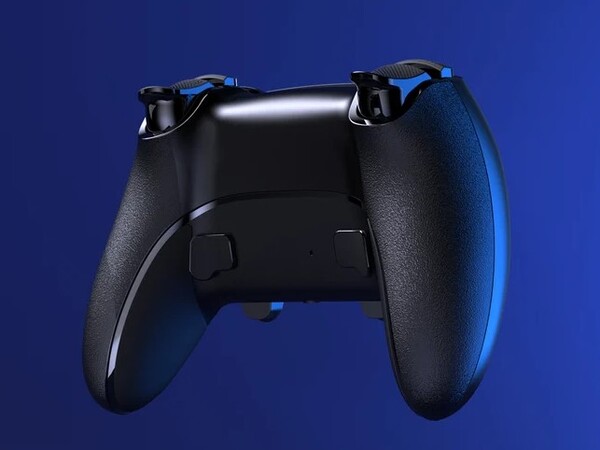 De Abxylute P5 heeft twee aanpasbare knoppen aan de achterkant en adaptieve triggers.