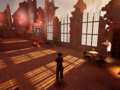 In Curyeux speelt u als Lucienne, die door een landschap navigeert dat gevormd wordt door haar herinneringen en gevoelens. (Afbeeldingsbron: Steam)