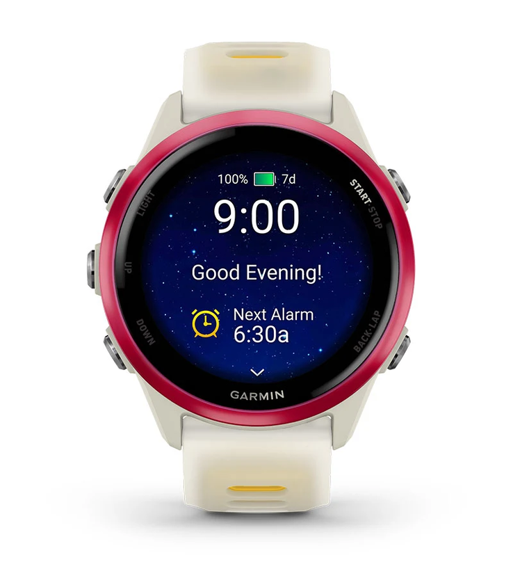 De Garmin Avondrapport-functie (op de foto) werd toegevoegd aan de nieuwe Forerunner smartwatches van het merk. (Afbeeldingsbron: Garmin)