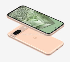 Het gerucht gaat dat Google de Pixel 8a Bay, Mint, Obsidian en Porcelain afwerkingen heeft ontwikkeld, laatst afgebeeld. (Afbeeldingsbron: @OnLeaks &amp;amp; SmartPrix)