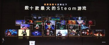 Enkele van de games die out-of-the-box worden ondersteund