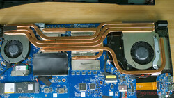 Ventilatoren in de MSI Pulse 17