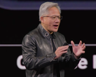 Een screengrab van Nvidia's CEO Jensen Huang op GTC 2026