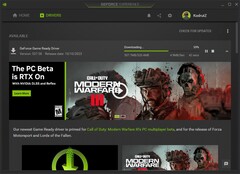 Nvidia GeForce Game Ready Driver 537.58 update downloaden via GeForce Experience (Bron: Eigen)