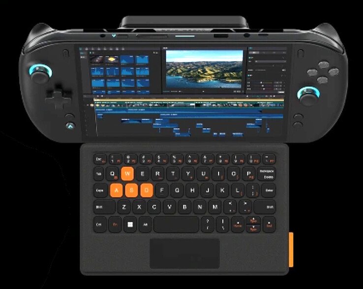 De X2 Mini Pro kan worden gebruikt als een 2-in-1-pc-tablet met een afneembaar magnetisch toetsenbord.