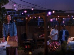 Philips Hue&#039;s Festavia Globe Outdoor String Lights (afgebeeld) worden aangeboden bij Amazon Frankrijk. (Afbeeldingsbron: Smartlights.de)