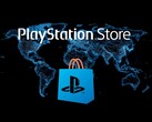 Het PlayStation Store-logo op een wereldkaart