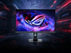 De ROG Strix Pulsar XG27AQNGV heeft dunne randen en een kleinere voet dan eerdere gelijkwaardige Asus gaming monitoren. (Afbeeldingsbron: Asus)