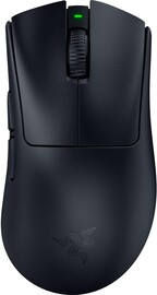 Bovenaanzicht van Razer DeathAdder V4 Pro in zwarte uitvoering (Afbeelding bron: Amazon)
