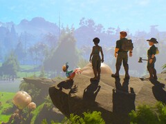 Promotionele schermafbeelding uit Under a Rock, het open-wereld-survival-spel van Nordic Trolls.