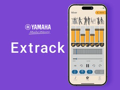 Met de Yamaha Extrack app kunnen muzikanten die alleen zijn oefenen met het uitvoeren van nummers alsof er een echte band aanwezig is. (Afbeeldingsbron: Yamaha Japan)