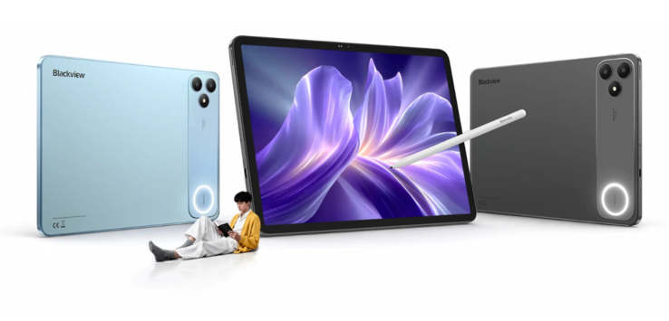 De teaser van de Blackview Zeno 6 Pro toont de tablet van voren en van achteren