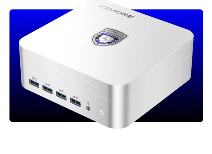 De VZMore iX9 mini-pc zal waarschijnlijk dezelfde, aan de Mac Studio ontleende ontwerpstijl hebben als de hier afgebeelde AX9.