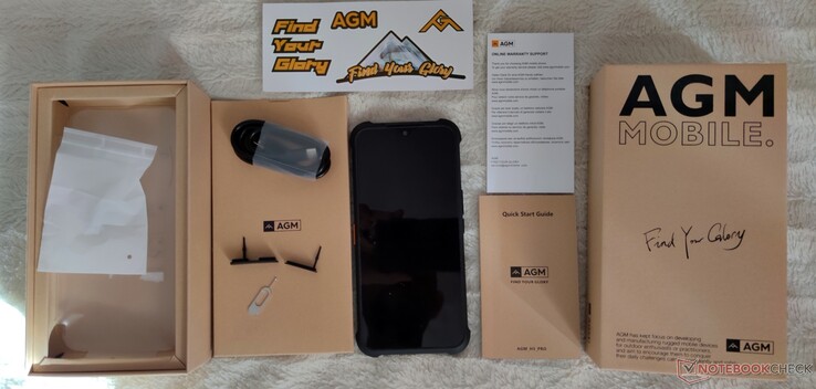 AGM H5 Pro robuuste smartphone standaard retailpakket zonder dock (Bron: Eigen)
