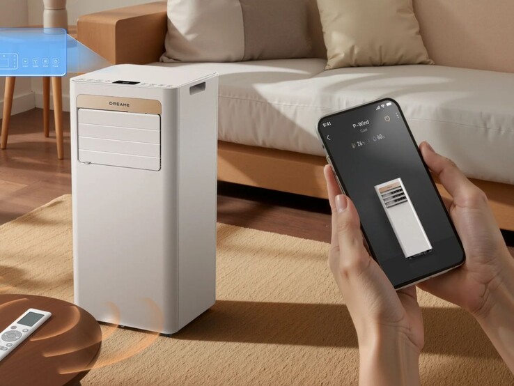 De Dreame P-Wind10 draagbare airconditioner