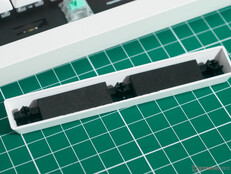 Keychron Q1 HE 8K spatiebalkschuim helpt om dingen rustiger te maken.