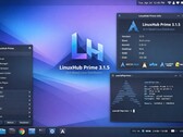 LinuxHub Prime 3.1.5 is een andere Arch-gebaseerde distro die deze maand is bijgewerkt