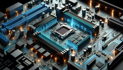 PCIe 7.0 toekomstig moederbord (Bron: DALL-E 3 gegenereerde afbeelding)