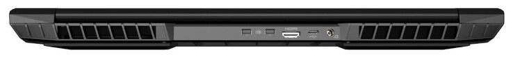Terug: 2x Mini DisplayPort, HDMI, USB 3.2 Gen 1 (Type-C), stroomvoorziening