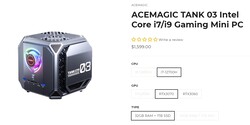 Acemagic Tank03 - configuraties (bron: Acemagic)